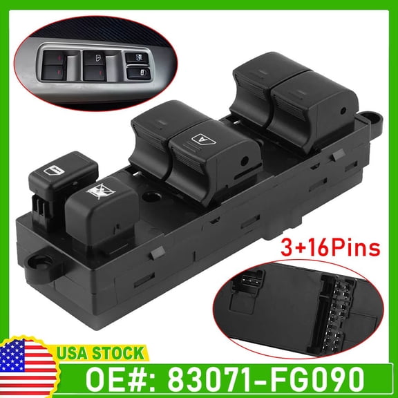 Driver Side Master Power Window Control Switch For Subaru Impreza Forester 08-12