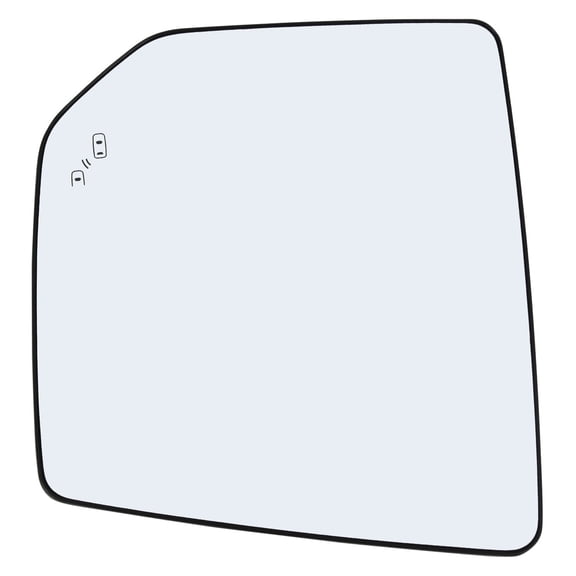 Rugged TUFF Driver Side Mirror Glass Replacement for 15-20 Ford F150 Blind Spot Detection (Heated Defrost)