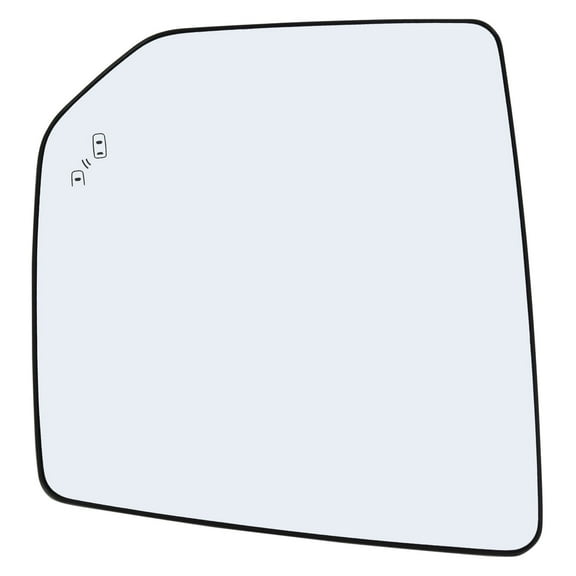 Driver Side Mirror Glass Replacement For 15-20 Ford F150 Blind Spot Detection (Heated Defrost)