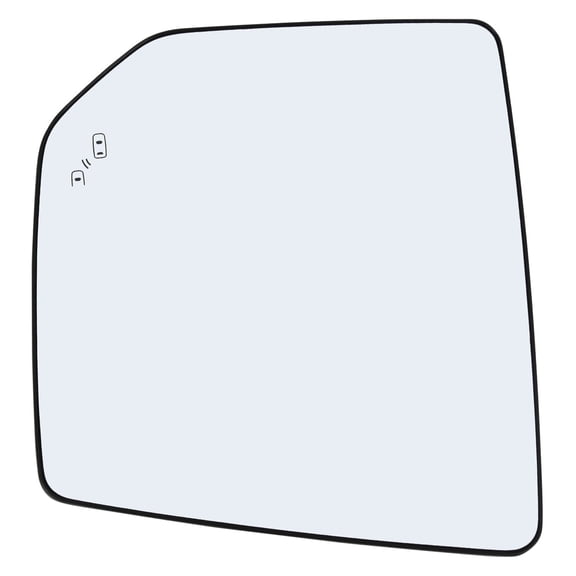 Rugged TUFF Driver Side Mirror Glass Replacement for 15-20 Ford F150 Blind Spot Detection (Heated Defrost)