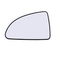 thumbnail image 1 of Rugged TUFF Driver Side Mirror Glass Replacement for 2005-2010 Chevy Cobalt, 2007-2010 Pontiac G5 (Non-Heated), 1 of 10
