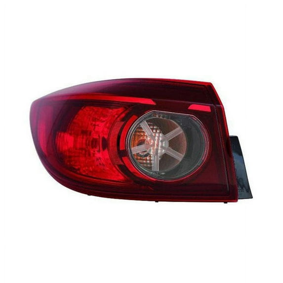 Driver Side Outer Replacement Tail Light for Mazda 3 2014-2018 MA2804123C