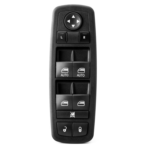 Driver Side Power Window Switch for Chrysle 200 2015-2017, Jp Cherokee 2015-2022 Front Left Master Window Door Lock Control Switch Assembly, Replace 68271206AB, 68271206AA,68231805AA