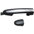 thumbnail image 1 of Driver Side Rear Exterior Door Handle Compatible with 2007-2012 Hyundai Santa Fe Primed Paintable Without Key Hole 826512B010 GL Sport GLS Limited SE GL Premium OE Replacement, 1 of 5