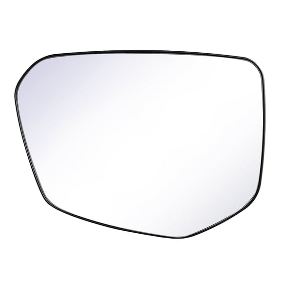 Driver Side Replacement Mirror Glass Compatible with Honda Vehicles - 2016-2021 Civic, 2019-2022 Crider, 2018-2022 Envix, 2019-2022 Insight, Heated, w/o auto dimming, 76253TGG305, LH