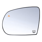 Driver Side Replacement Mirror Glass - Compatible with Jeep Vehicles - Compass 2017-2025, Cherokee 2014-2023 - Heated with Blind Spot Detection , w/o Auto Dimming, 68228919AA