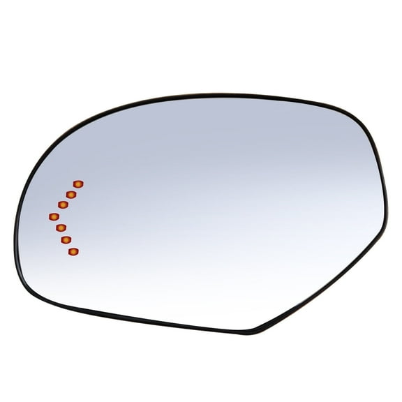 Driver Side Replacement Mirror Glass - compatible with Chevy, GMC, Cadillac vehicles - 07-08 Silverado 1500/2500 HD, Suburban 1500/2500, Tahoe | Escalade | Sierra 1500/2500 HD, Yukon, 15874992