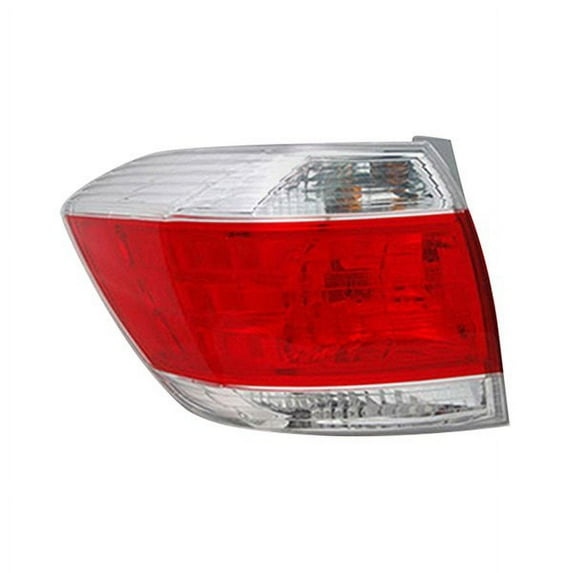 Driver Side Replacement Tail Light for Toyota Highlander 2011-2013