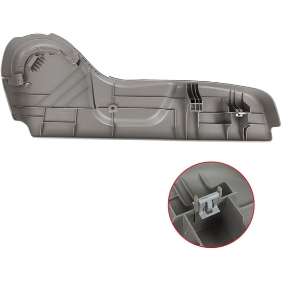 Driver Side Seat Trim Panel Bezel Gray Replacement for Toyota Tacoma 2001-2004 7181204010B2