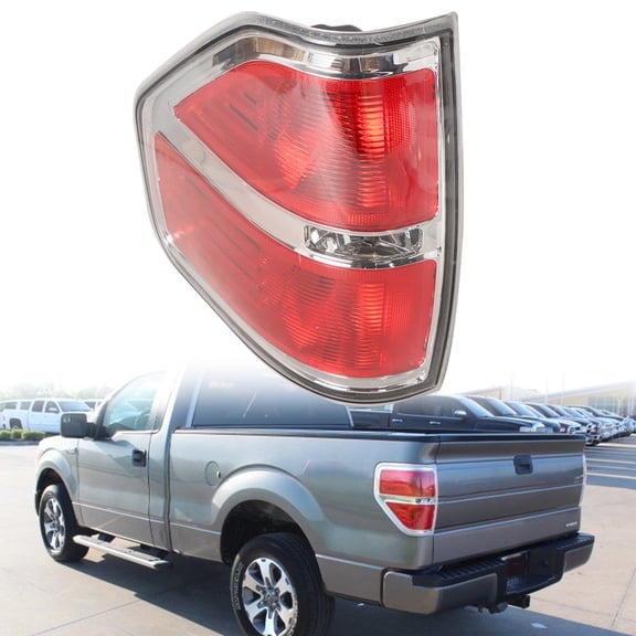 Driver Side Tail Light Replacement for 2009-2014 Ford F-150 Rear Tail Light Brake Lamp Assembly LH Left Side