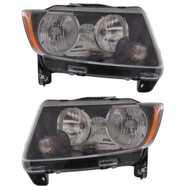 Evan-Fischer Pair Headlights For Buick Rendezvous 2002-2003 – Halogen With Bulbs, Driver & Passenger Side