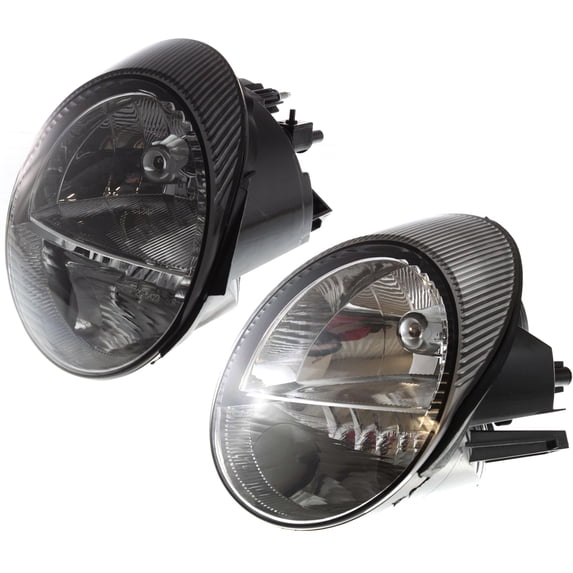 Driver and Passenger Side Headlights without Bulbs Halogen for 2002 Ford Thunderbird Neiman Marcus