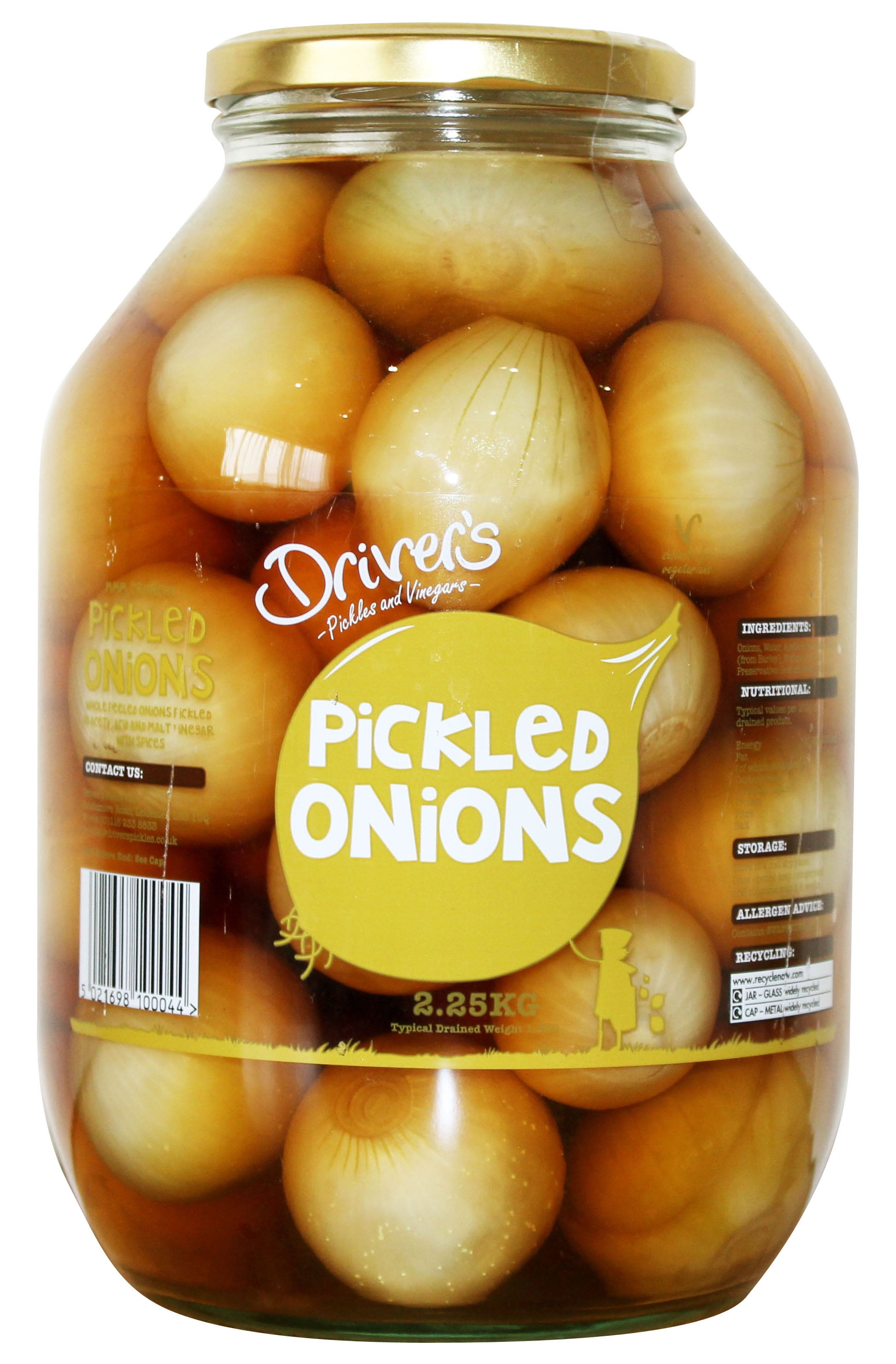 Driver’s Pickled Onions, Food Service, 5lb (2.25kg)