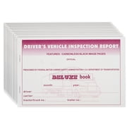 Driver s Vehicle Inspection Report Book 31 Sets of Forms for Truck Drivers - 5-1/2" x 8-1/2", Carbonless 2-Ply, Pre-Trip Inspection Book Meets FMCSR Requirements & DVIR 10 Pcs