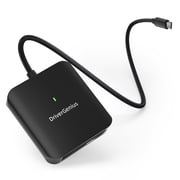 DriverGenius HB081 USB Type-C Interfaced CFast2.0 Memory Card Reader Compatible with UHS-II SD, microSD4.0, CFast2.0 Cards