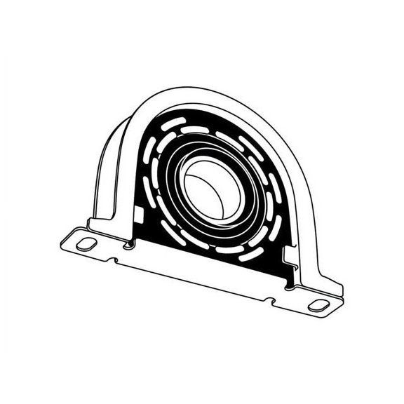 Driveshaft Support - Compatible with 1981 - 1993 Dodge W250 1982 1983 1984 1985 1986 1987 1988 1989 1990 1991 1992