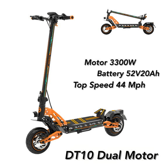 Drivetron DT10-dual drive 52V 3300W Peak Electric Scooter for Adults Off-road Adventure