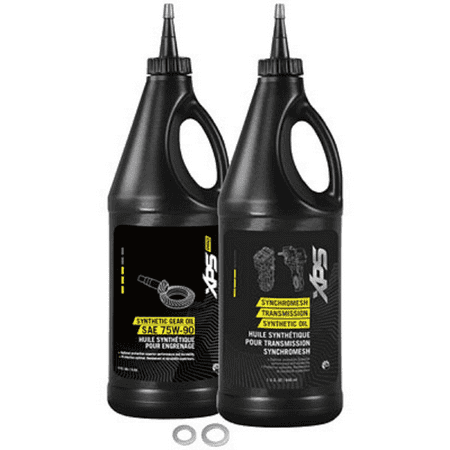 Drivetrain Oil Change Kit with Can-Am Oil Compatible With Can-Am Maverick Max 1000 X ds 2015