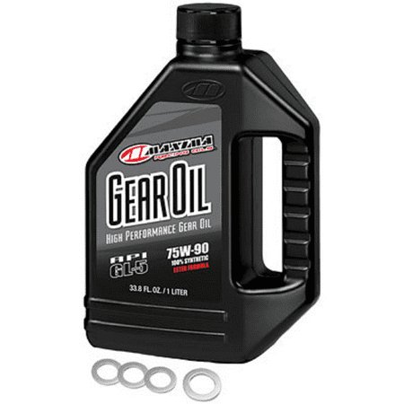 Drivetrain Oil Change Kit with Maxima Oil Compatible With Yamaha BIG BEAR 4X4 400 2001-2006