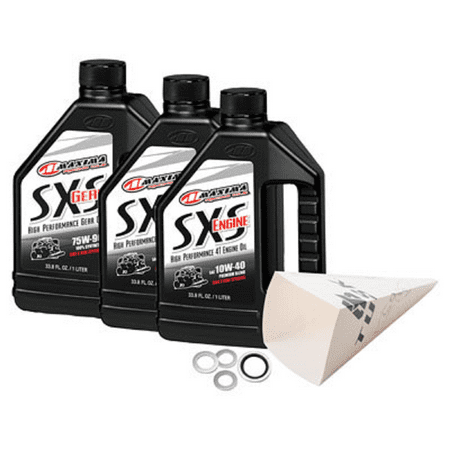 Drivetrain Oil Change Kit with Maxima Oil Compatible With Yamaha YXZ1000R SS 2017-2020