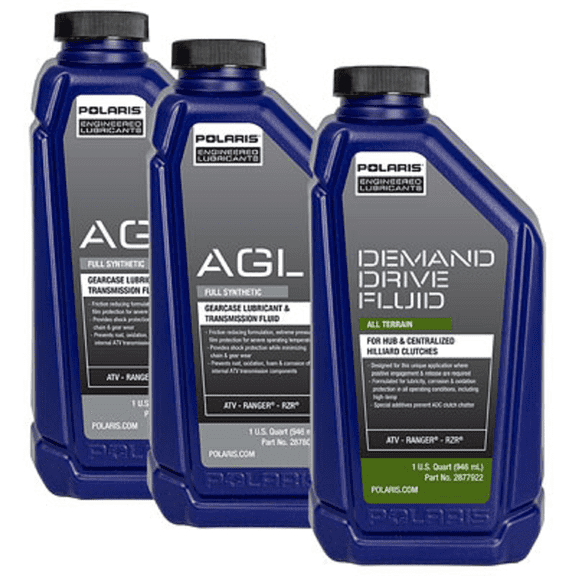 Drivetrain Oil Change Kit with Polaris Oil Compatible With Polaris RANGER 570 Mid Size 2015-2021