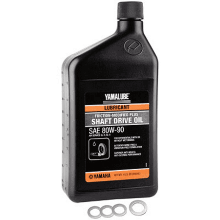 Drivetrain Oil Change Kit with Yamalube Oil Compatible With Yamaha KODIAK 400 4x4 Auto 2000-2006