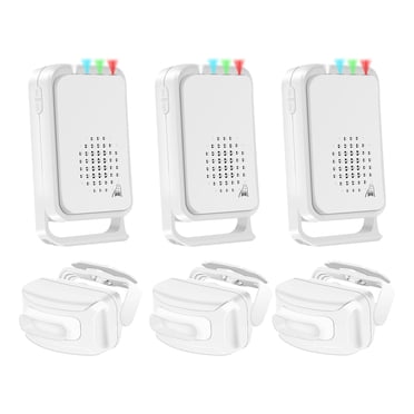 Wireless Driveway Alarm System – 656ft Range Motion Sensor With 38 Chimes – Weatherproof Indoor/Outdoor