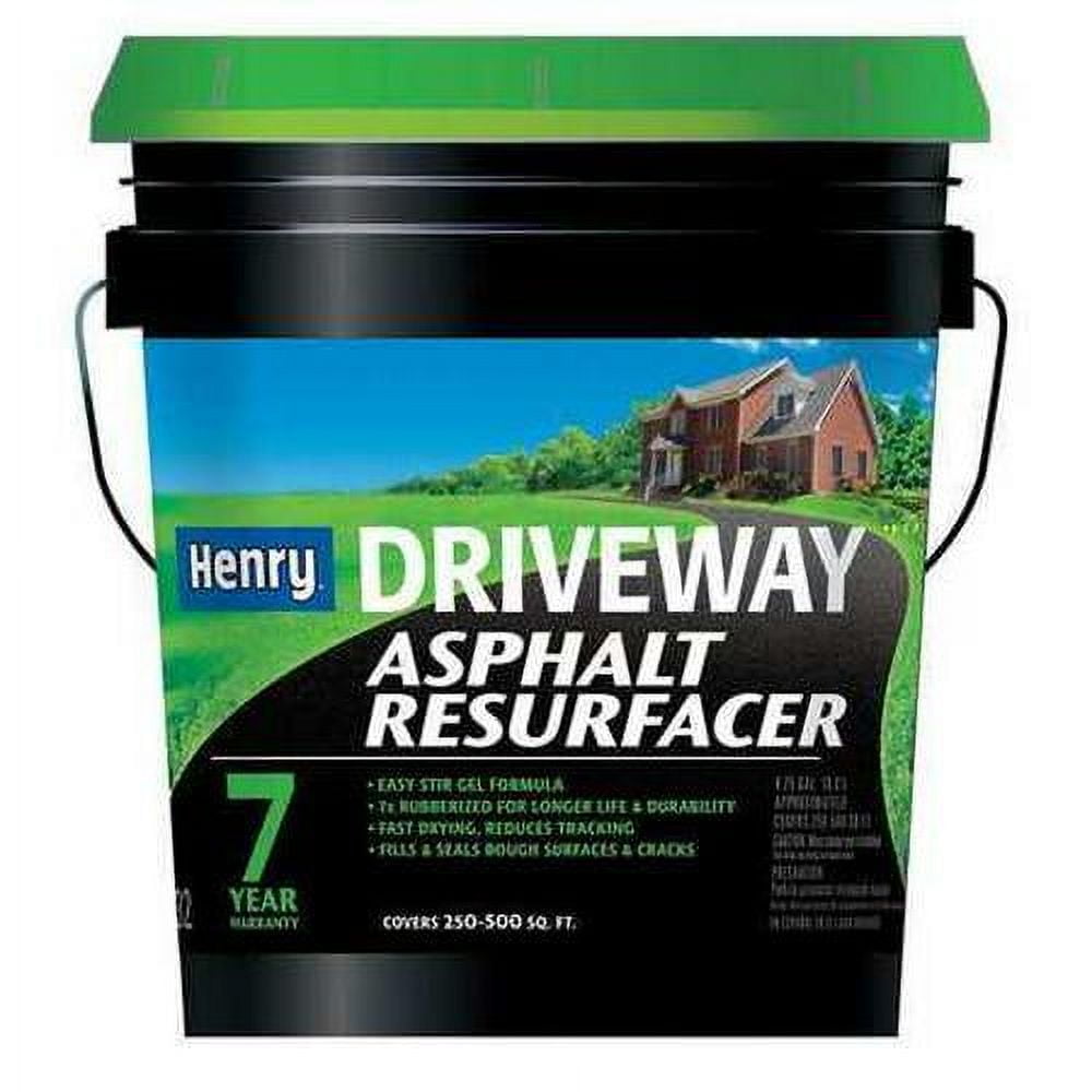 Driveway Asphalt Resurfacer, 532, 5 gal, Pail, Black/Brown, 250 to 500 sq ft Coverage