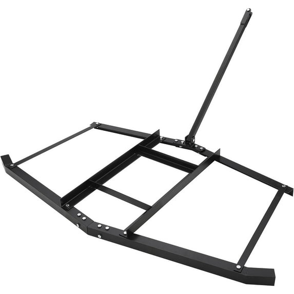 Driveway Drag 66" Width, Heavy Duty Steel Driveway Drag Harrow with Adjustable Linkage, Durable Landscape Leveling Tool for Driveways, Dirt & Sand, for ATV, UTV, Garden Lawn Tractors