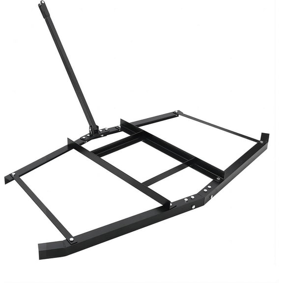 Driveway Drag 74" Width, Heavy Duty Steel Driveway Drag Harrow with Adjustable Linkage, Durable Landscape Leveling Tool for Driveways, Dirt & Sand, for ATV, UTV, Garden Lawn Tractors