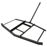 Driveway Drag Harrow,Pin Style Tow Behind Land Leveler with Adjustable Bars,50 LB Capacity Heavy Duty Steel Driveway Grader for Tractors ATVs UTVs Yard Leveling 66 Inch