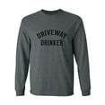 thumbnail image 1 of Driveway Drinker Adult Long Sleeve T-shirt, 1 of 3