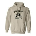thumbnail image 1 of Driveway Drinker - Cheers! Adult Hooded Sweatshirt, 1 of 3