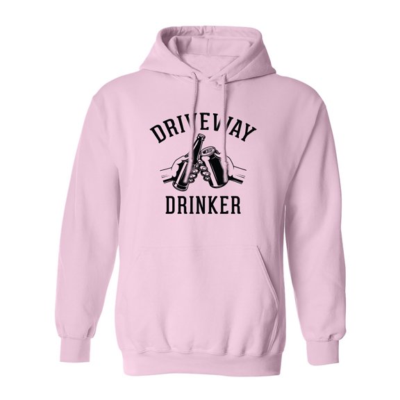 Driveway Drinker - Cheers! Adult Hooded Sweatshirt