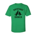 thumbnail image 1 of Driveway Drinker - Cheers! Adult Short Sleeve T-shirt, 1 of 4