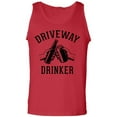 thumbnail image 1 of Driveway Drinker - Cheers! Adult Tank Top, 1 of 3