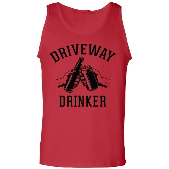 Driveway Drinker - Cheers! Adult Tank Top