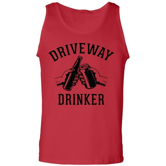 Driveway Drinker - Cheers! Adult Tank Top
