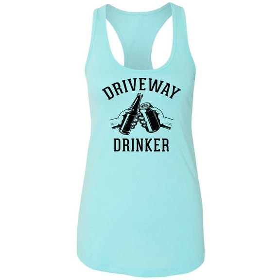 Driveway Drinker - Cheers! Racerback Tank