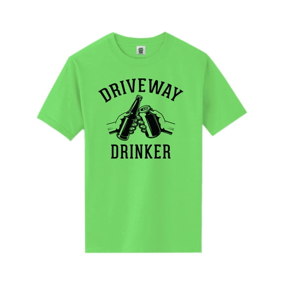 Driveway Drinker - Cheers! Short Sleeve Neon T-Shirt