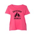 thumbnail image 1 of Driveway Drinker - Cheers! Womens Plus Size Scoopneck Tee, 1 of 1
