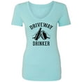 thumbnail image 1 of Driveway Drinker - Cheers! Womens V-Neck T-Shirt, 1 of 3