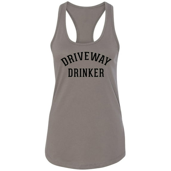 Driveway Drinker Racerback Tank