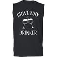 thumbnail image 1 of Driveway Drinker-Wine Adult Sleeveless Tee, 1 of 3