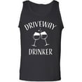 thumbnail image 1 of Driveway Drinker-Wine Adult Tank Top, 1 of 3