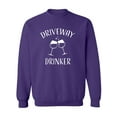 thumbnail image 1 of Driveway Drinker-Wine Crewneck Sweatshirt, 1 of 3