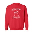 thumbnail image 1 of Driveway Drinker-Wine Crewneck Sweatshirt, 1 of 3