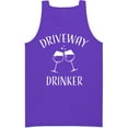 thumbnail image 1 of Driveway Drinker-Wine Neon Tank Top, 1 of 1
