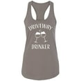thumbnail image 1 of Driveway Drinker-Wine Racerback Tank, 1 of 2