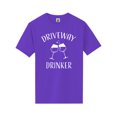 thumbnail image 1 of Driveway Drinker-Wine Short Sleeve Neon T-Shirt, 1 of 1